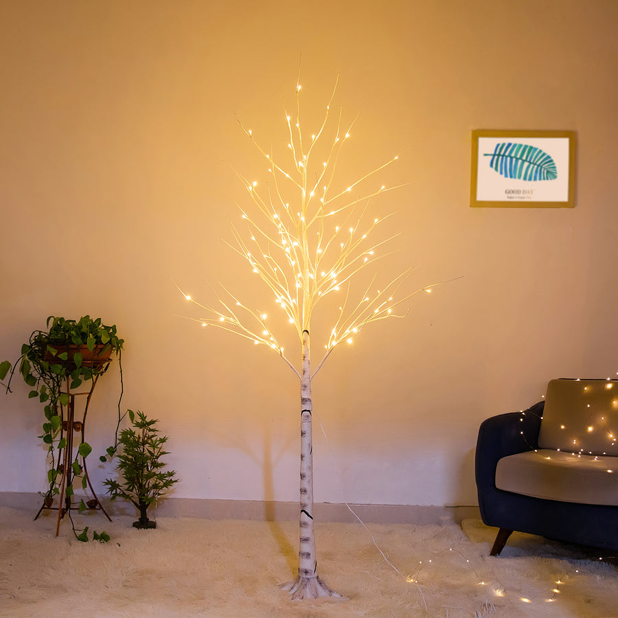 Bolylight birch tree warm white LED light 6ft96L